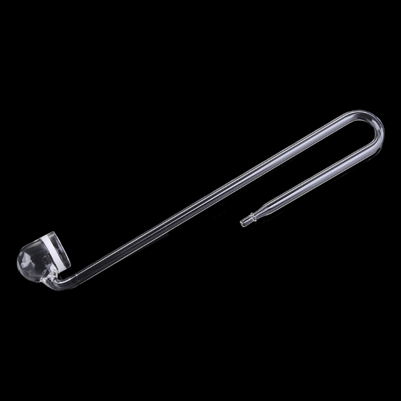 Aquarium Marine Plants - Glass CO2 Diffuser Transparent Atomizer U-shape