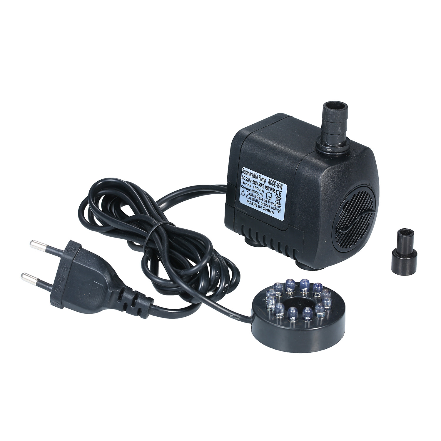 Aquarium Marine Light - LED Light Submersible Pump 800L/H Ultra-Quiet