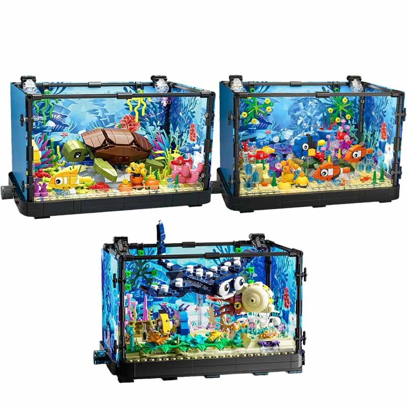 Aquarium Marine Light - Fish Tank Building Block Set with