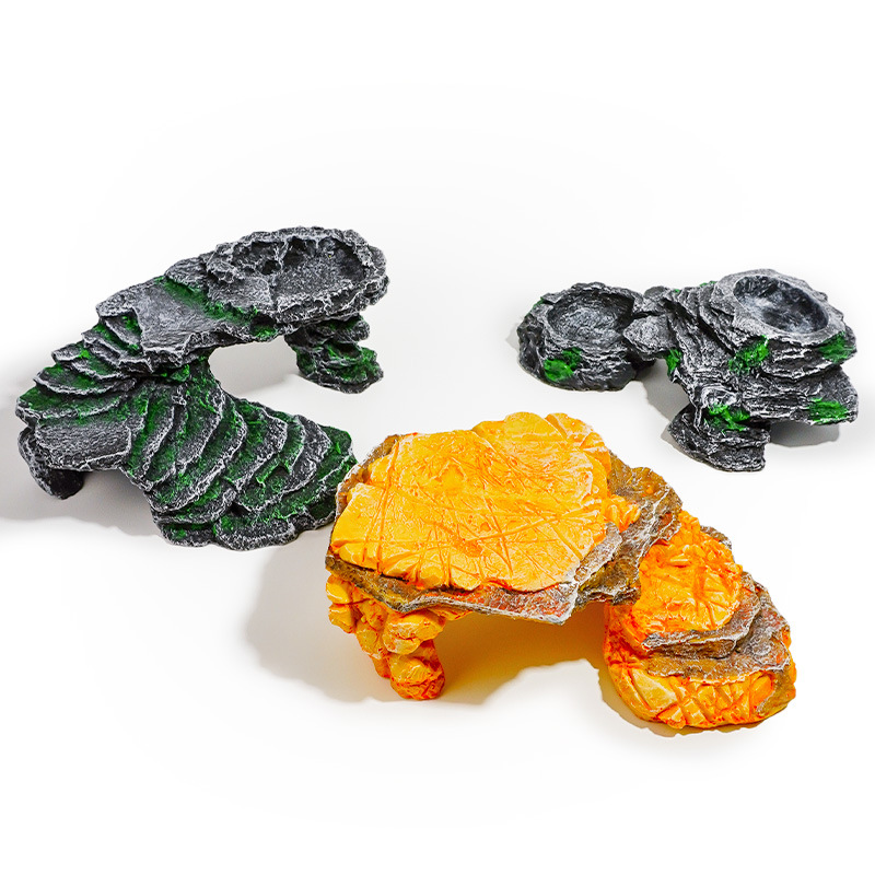 Resin Reptile Hideout – Rock B - Aquarium Marine Rock 评论和价格