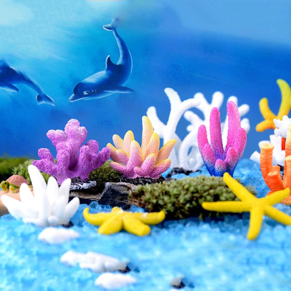 Desktop Adornment Aquarium Dec - Aquarium Marine Rock 评论和价格