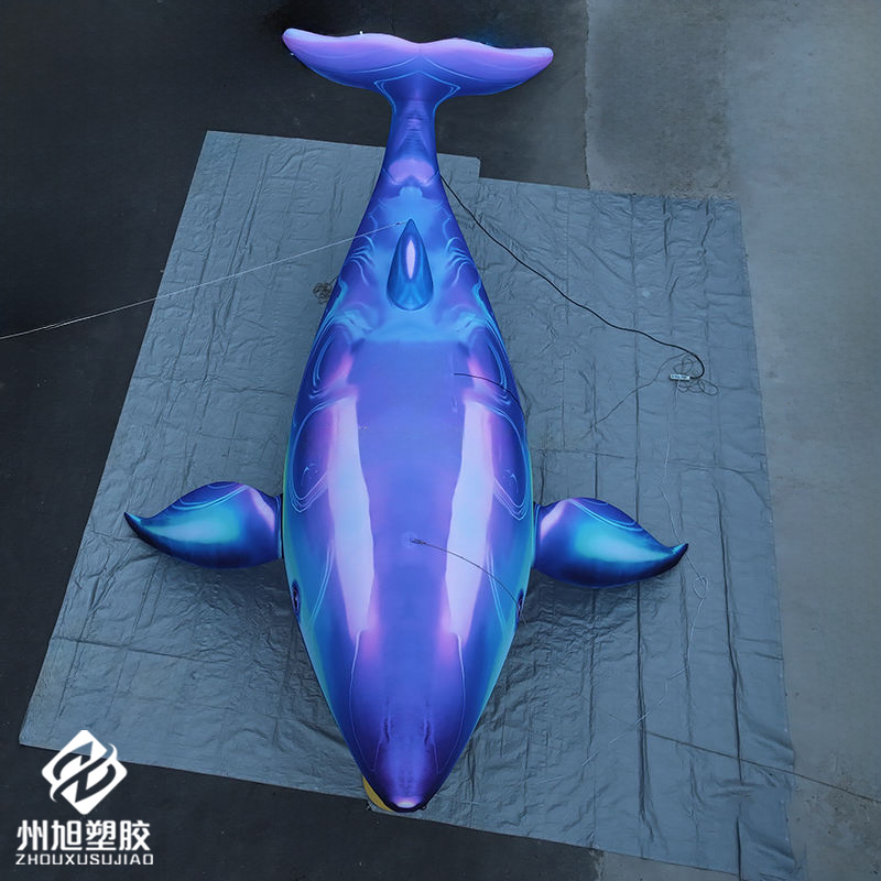 Inflatable blue whale, used as - Aquarium Marine Blue 评论和价格