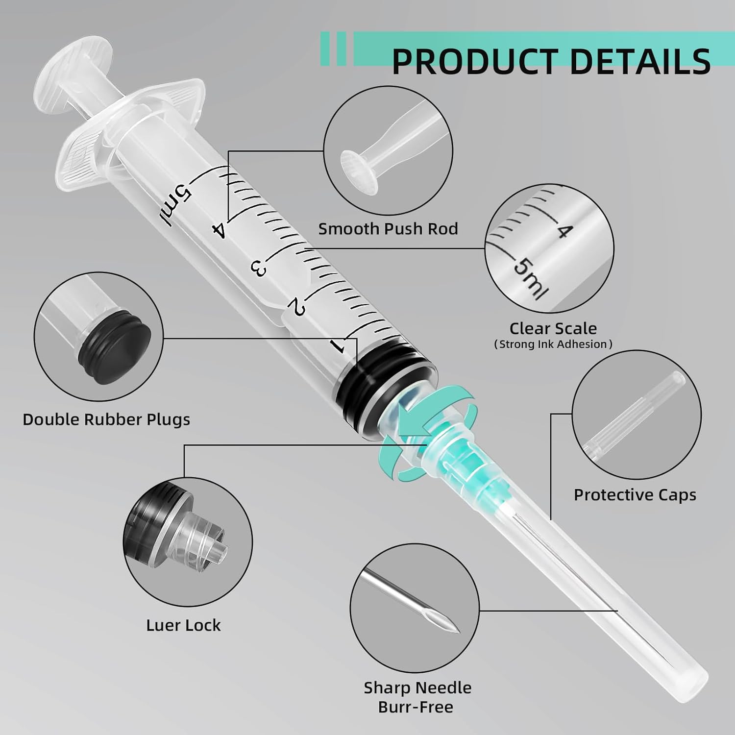 5ml Luer Lock Syringe, Suitabl - Aquarium Marine Plants 评论和价格