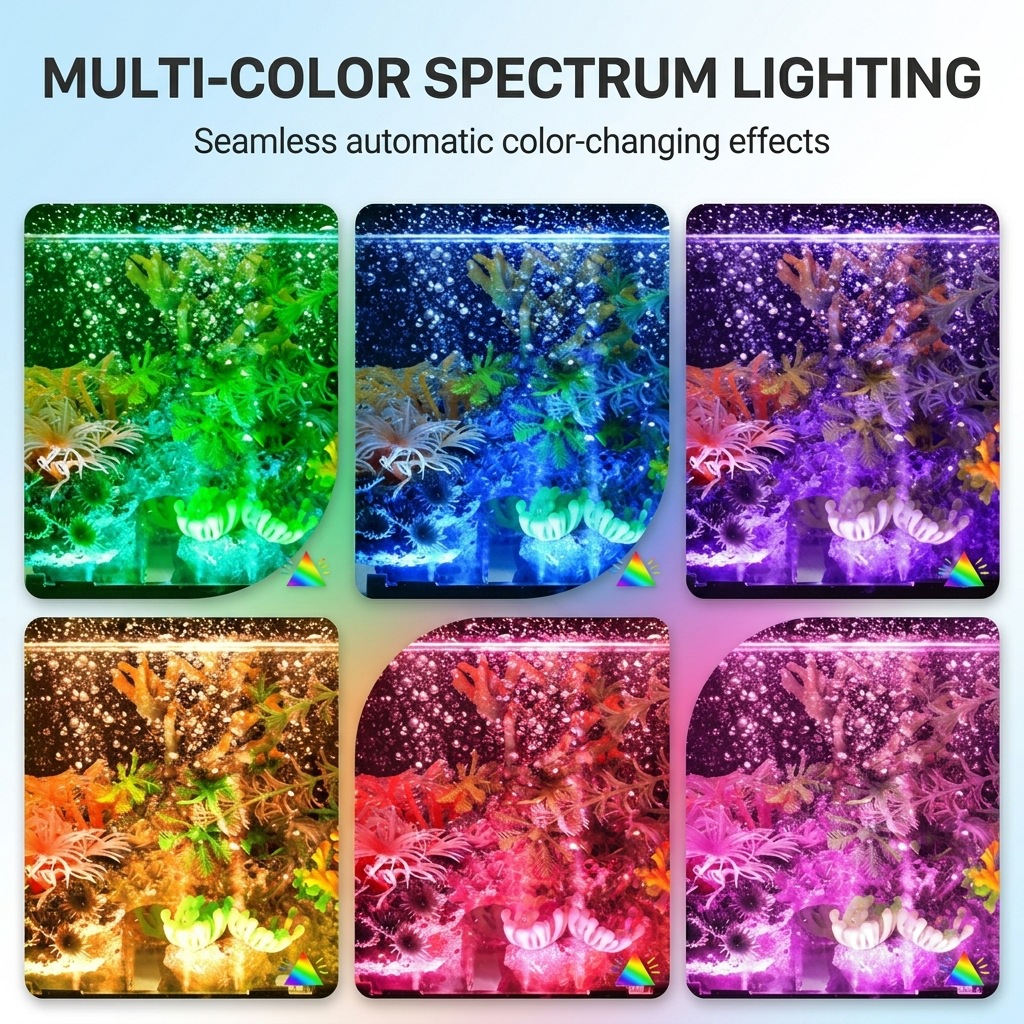 USB LED Aquarium Air Bubble Li - Aquarium Marine Light 评论和价格